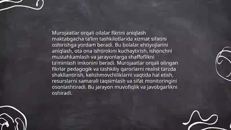 MAKTABGACHA TAʼLIMTASHKILOTLARIDA JAMOATCHILIK FIKRINI HISOBGA OLISHDA MUROJAATLARNING O‘RNI 3