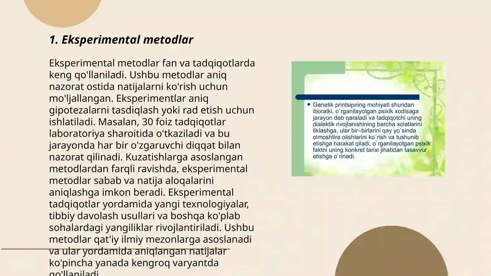 Hozirgi zamon psixologiyasining tadqiqot metodlari 3
