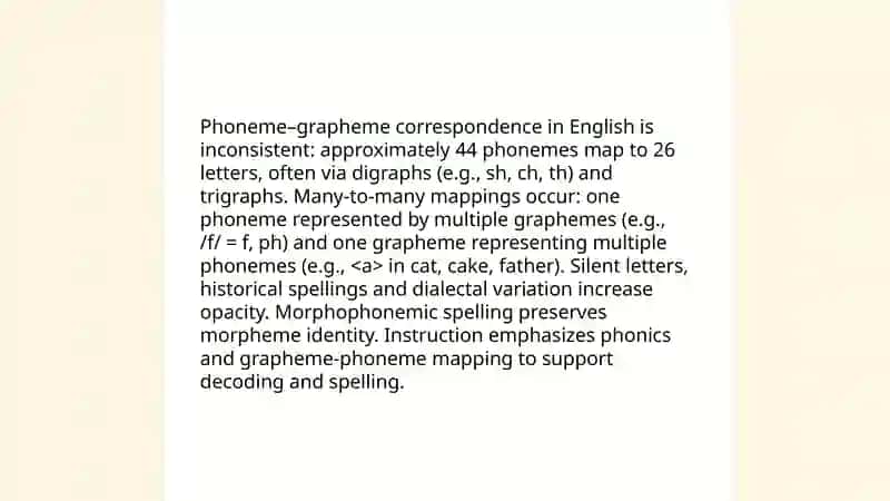 The relation between speech and writing 3