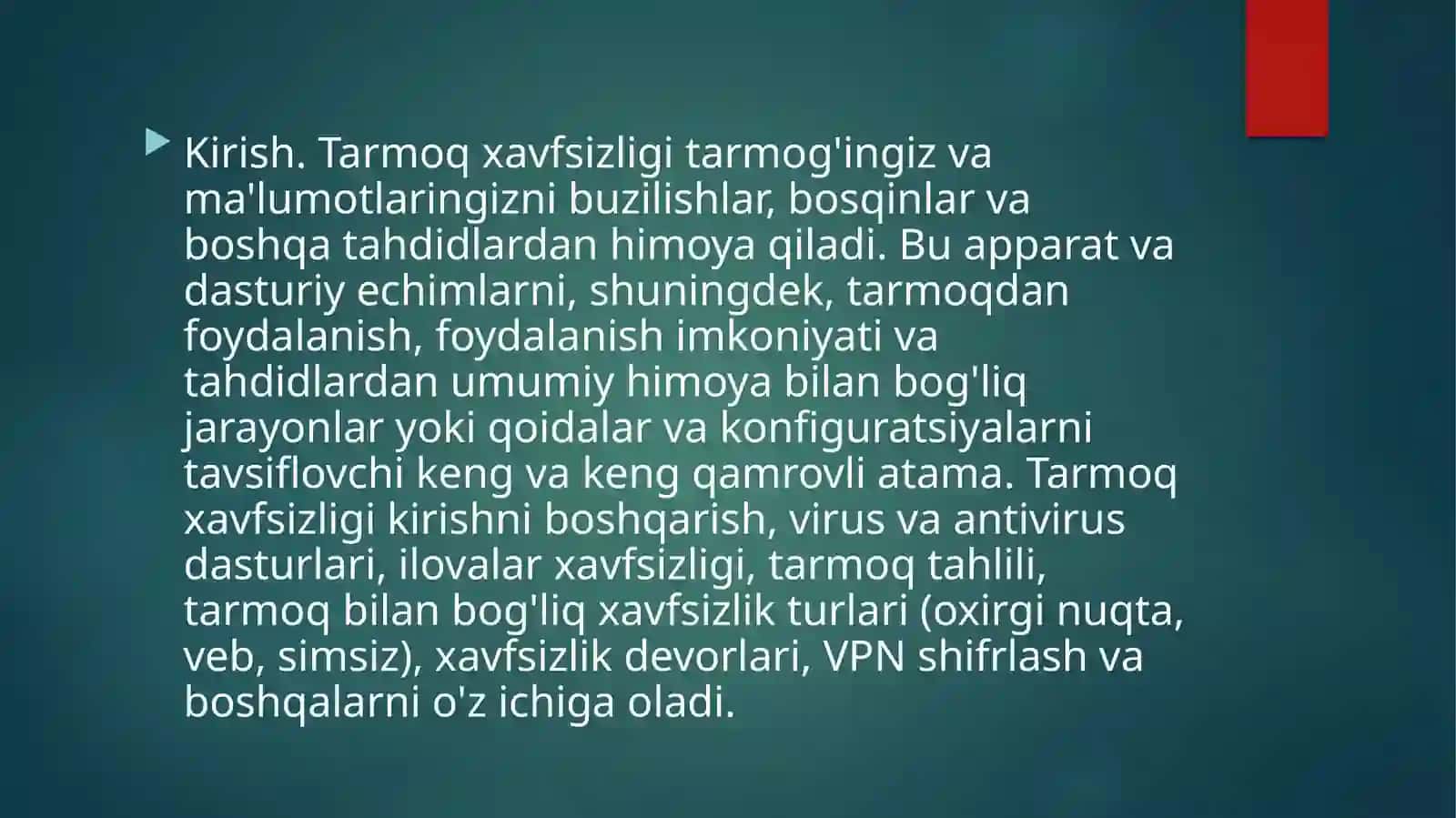 Tarmoq xavfsizligi monitoring vositalari 3