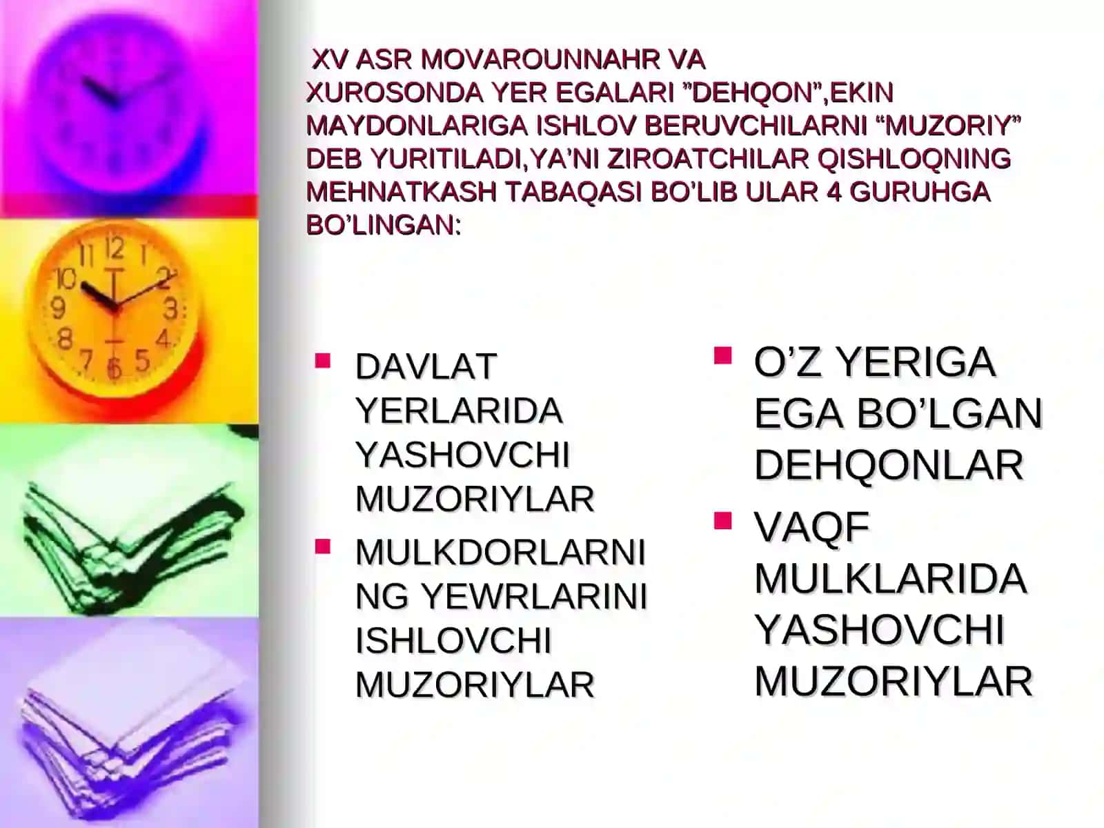 TEMURIYLAR DAVRIDA ILM- FAN,IJTIMOIY-IQTISODIY MUNOSABATLAR 3