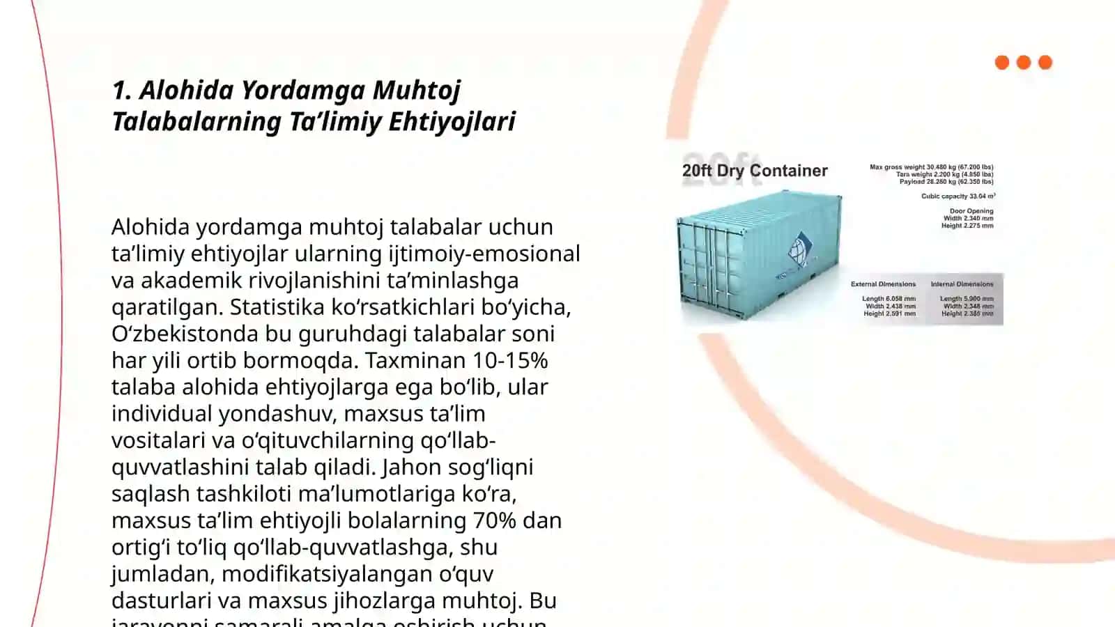 Alohida yordamga muxtoj bolaning talimiy mashruti madeli 3