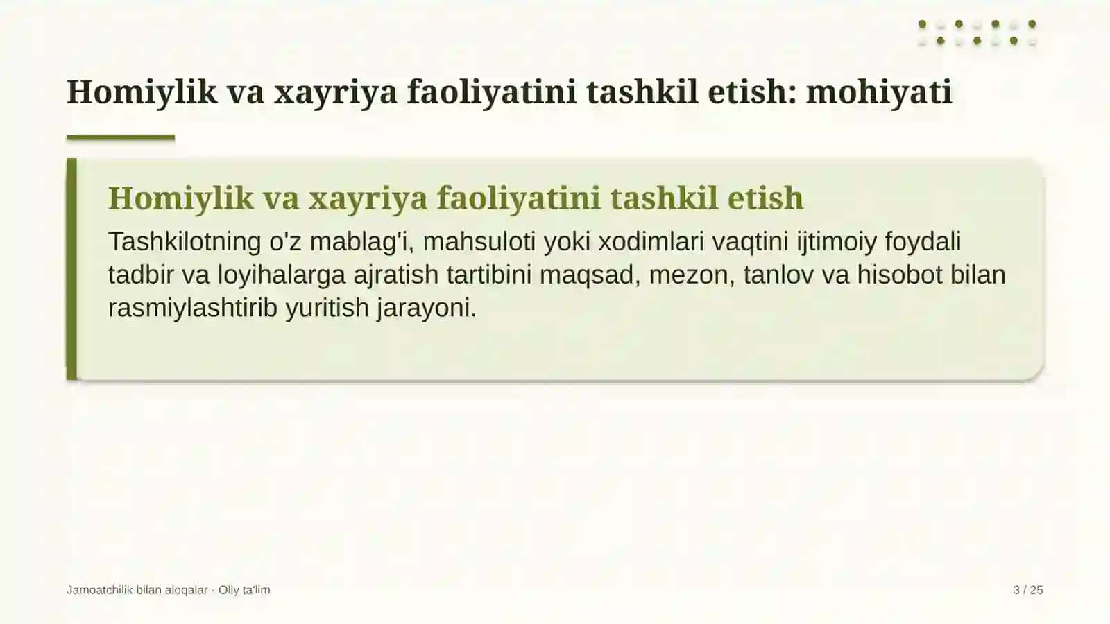 Blokcheyn loyihalarida homiylik va xayriya faoliyatini tashkil etish 3