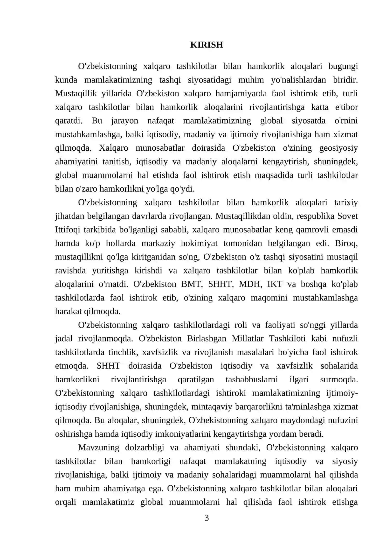 NODIRBEK TAJIMURATOVNING TARIX FANIDAN TAYYORLAGAN MUSTAQIL ISHI 3