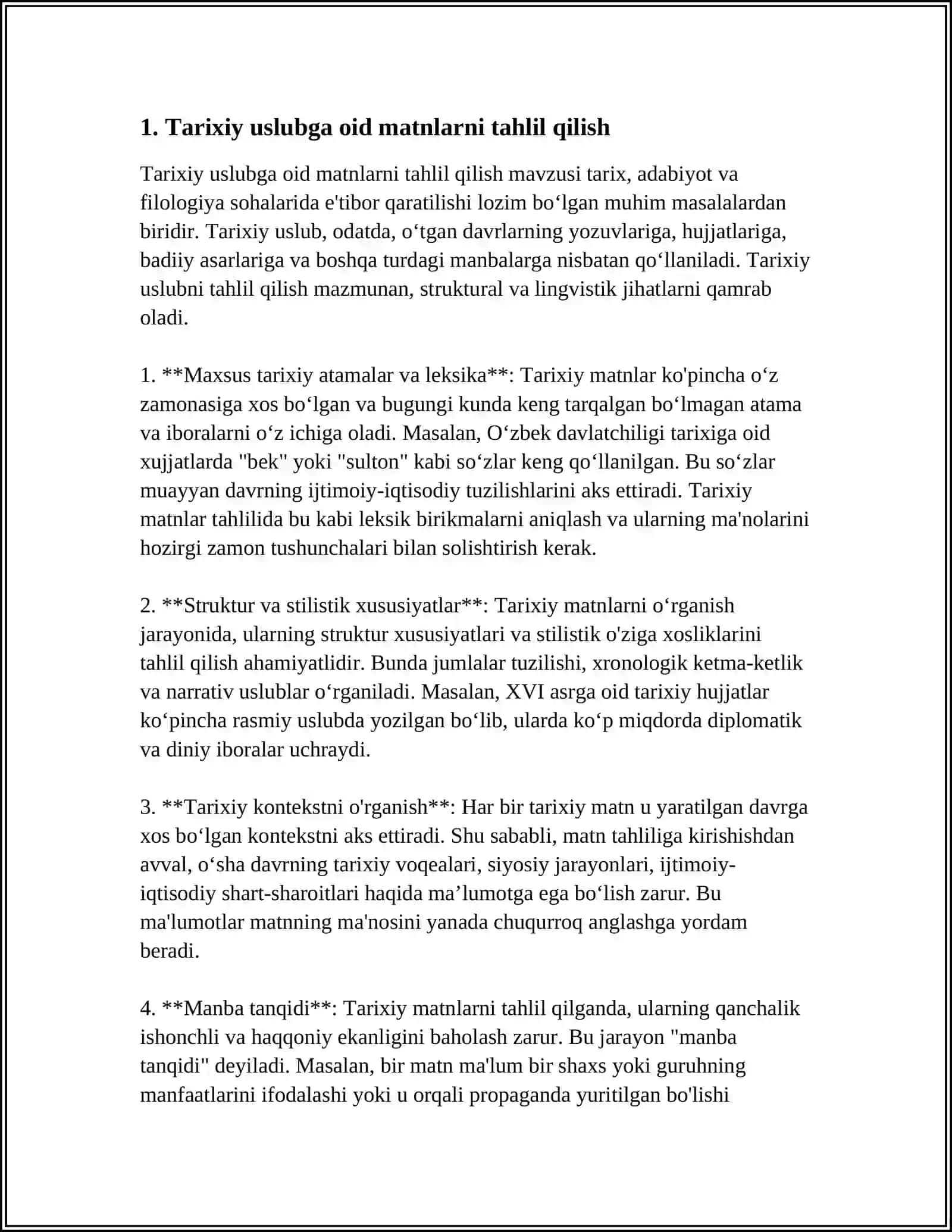 TURLI USLUBGA XOS MATNLARNI TAHLIL QILISH 3