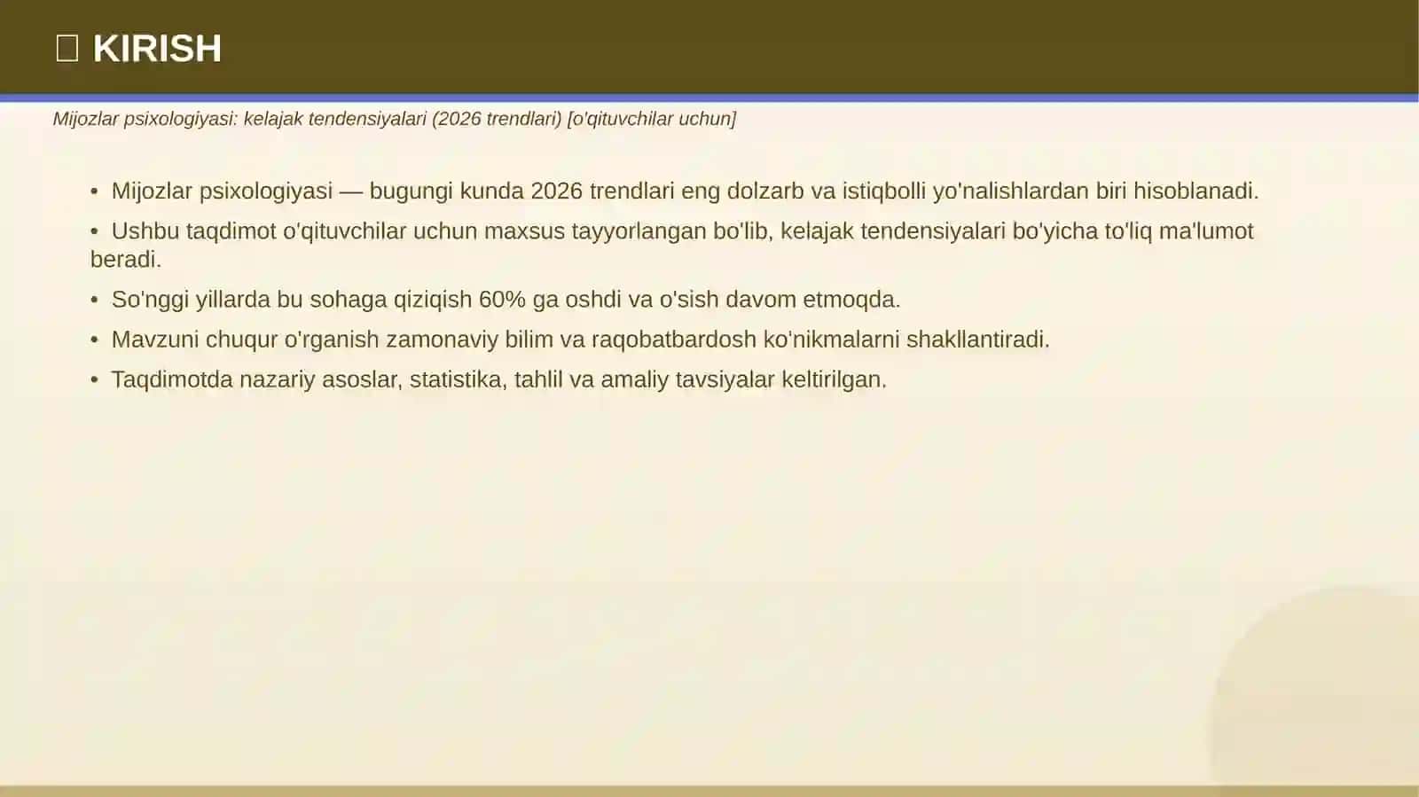MIJOZLAR PSIXOLOGIYASI Kelajak tendensiyalari 2026 trendlari 3
