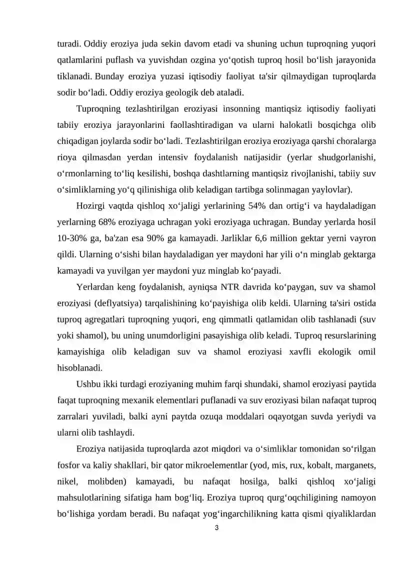 Tuproq eroziyasi 3
