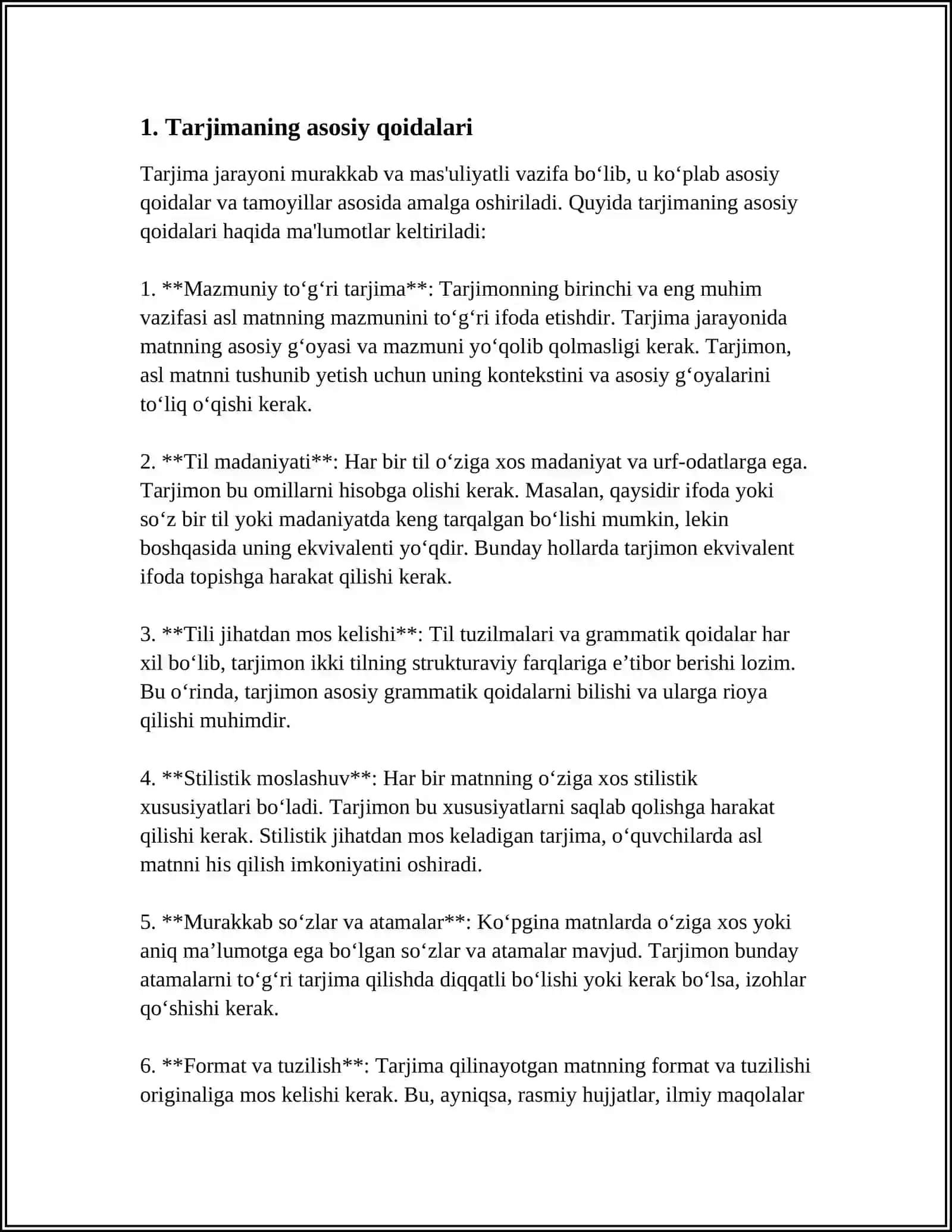 TEKSTTI PAYDA ETIWSHI QURALLAR 3