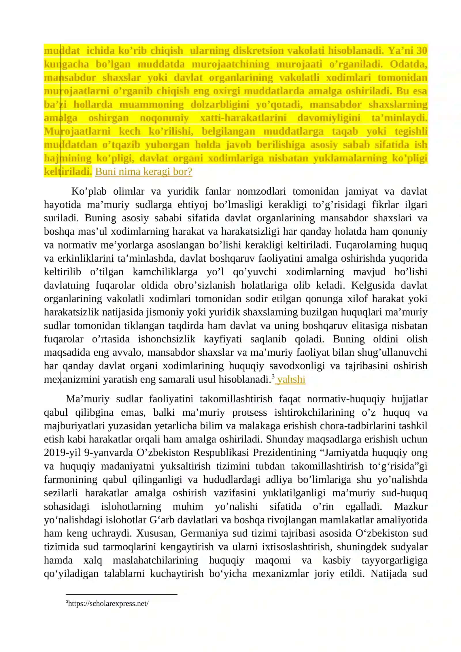 Ma'muriy sudlar faoliyatini takomillashtirish va davlat xizmatlari ustidan shikoyat mexanizmlari 3