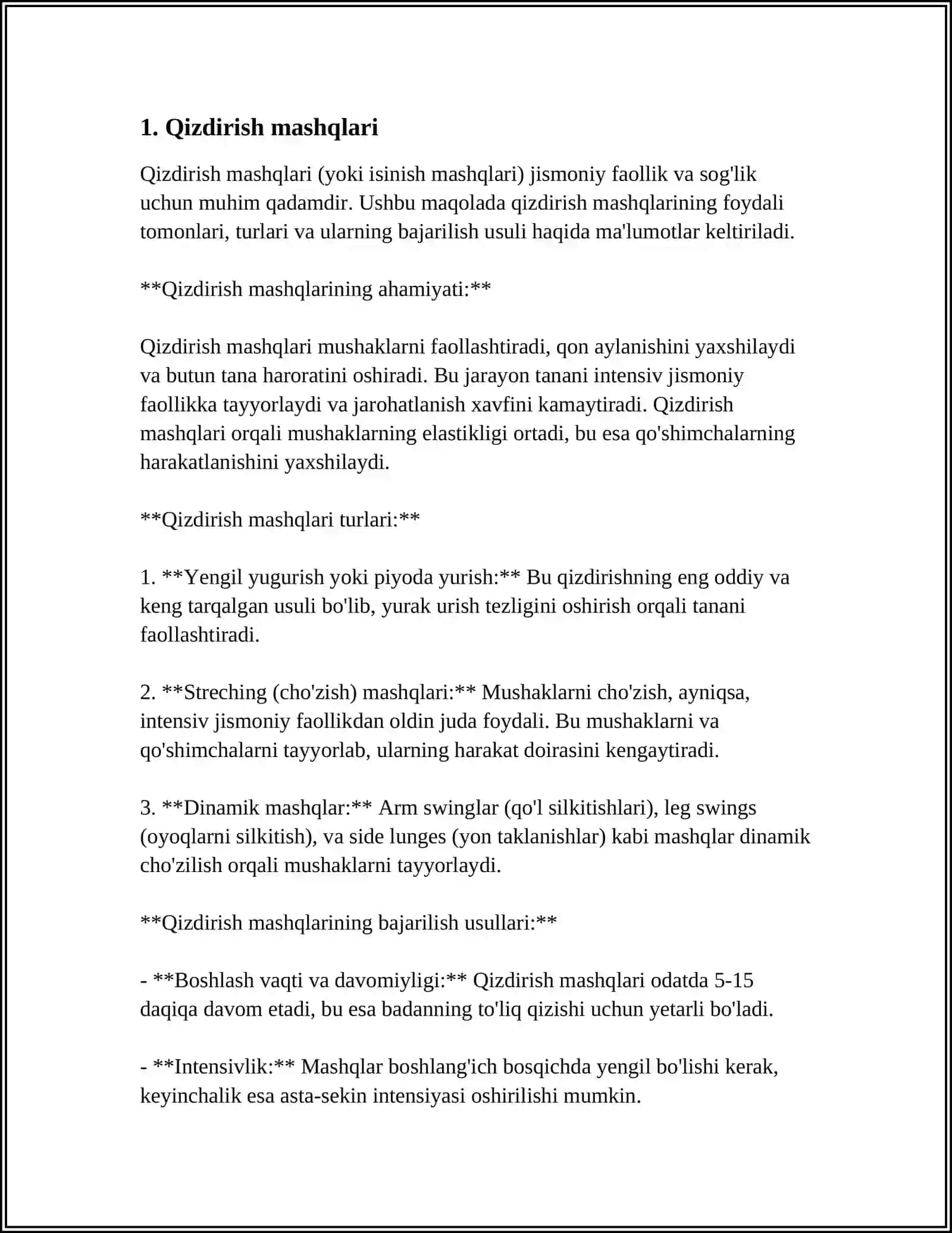 GIMNASTIKA MASHQLARINI BAJARISHDA JISMONIY TAYYORGARLIK 3