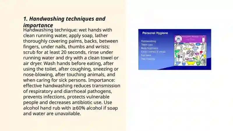 Personal Hygiene 3
