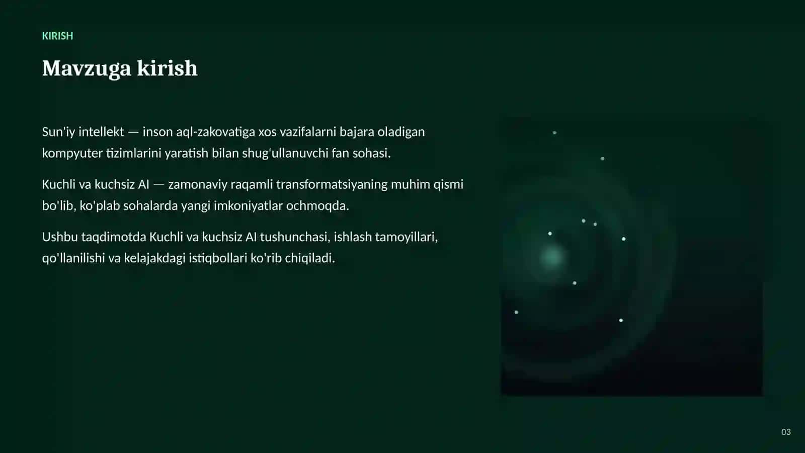 SUN'IY INTELLEKT ASOSLARI 3