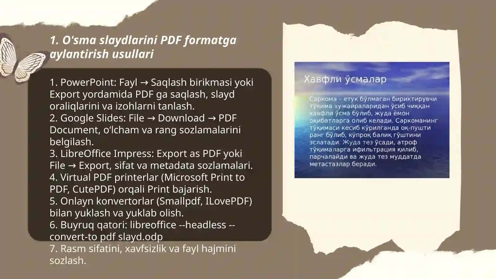 O'smalar slayd pdf korinishda 3