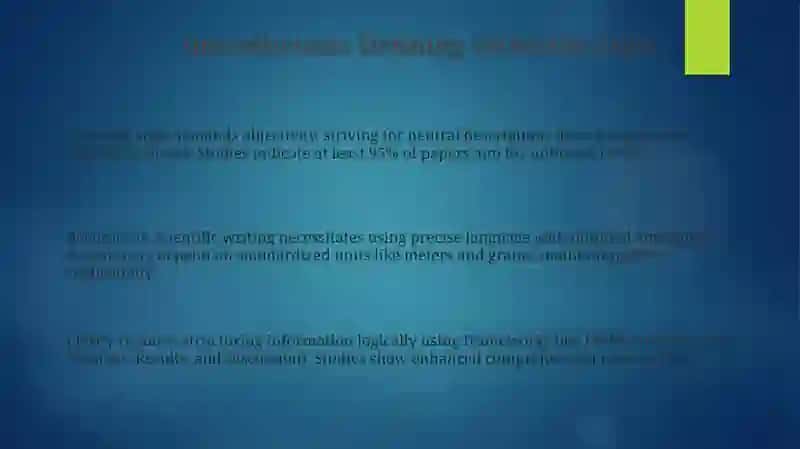 Features and Functions of Scientific Style 3