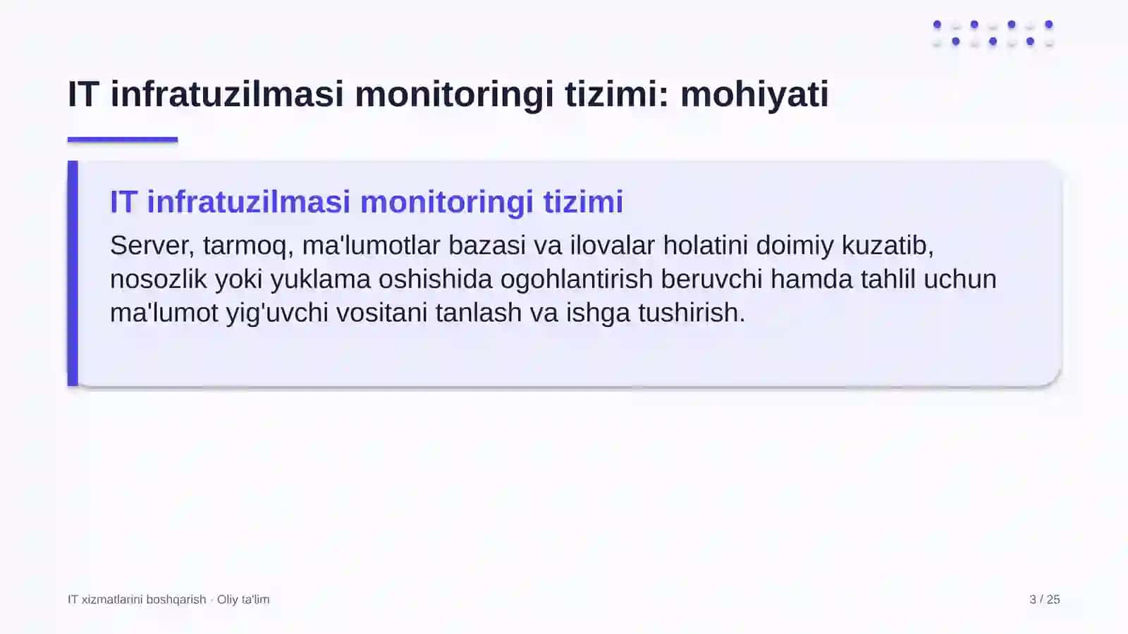 etnoturizmda axborot texnologiyalari infratuzilmasi monitoringi tizimini joriy etish 6616 3