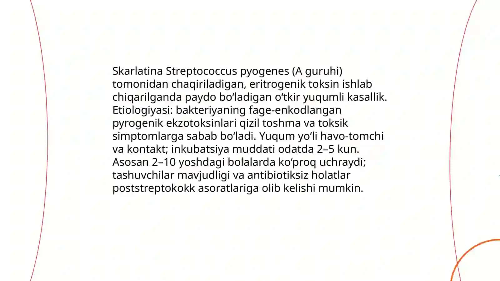Skarlatina Va suvchechak kasaligi 3