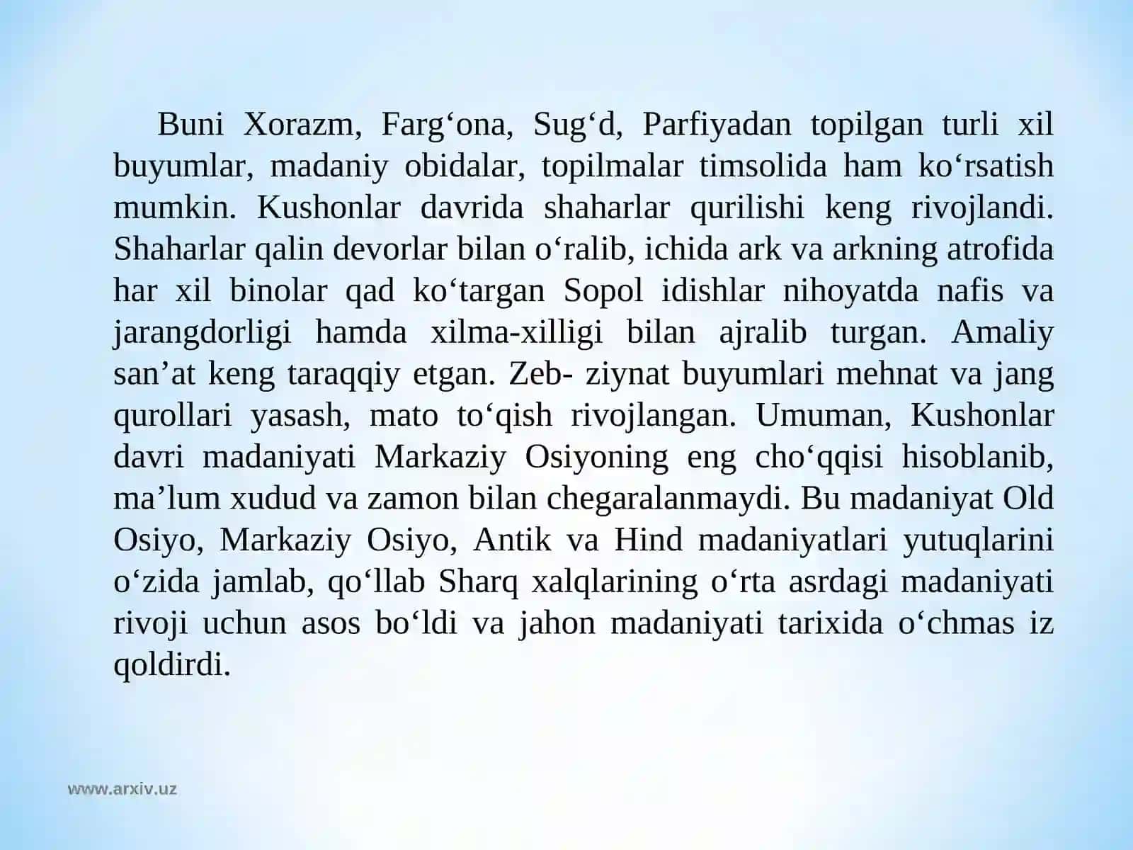 Sharq va g’arb uyg’onish davri madaniyati 3