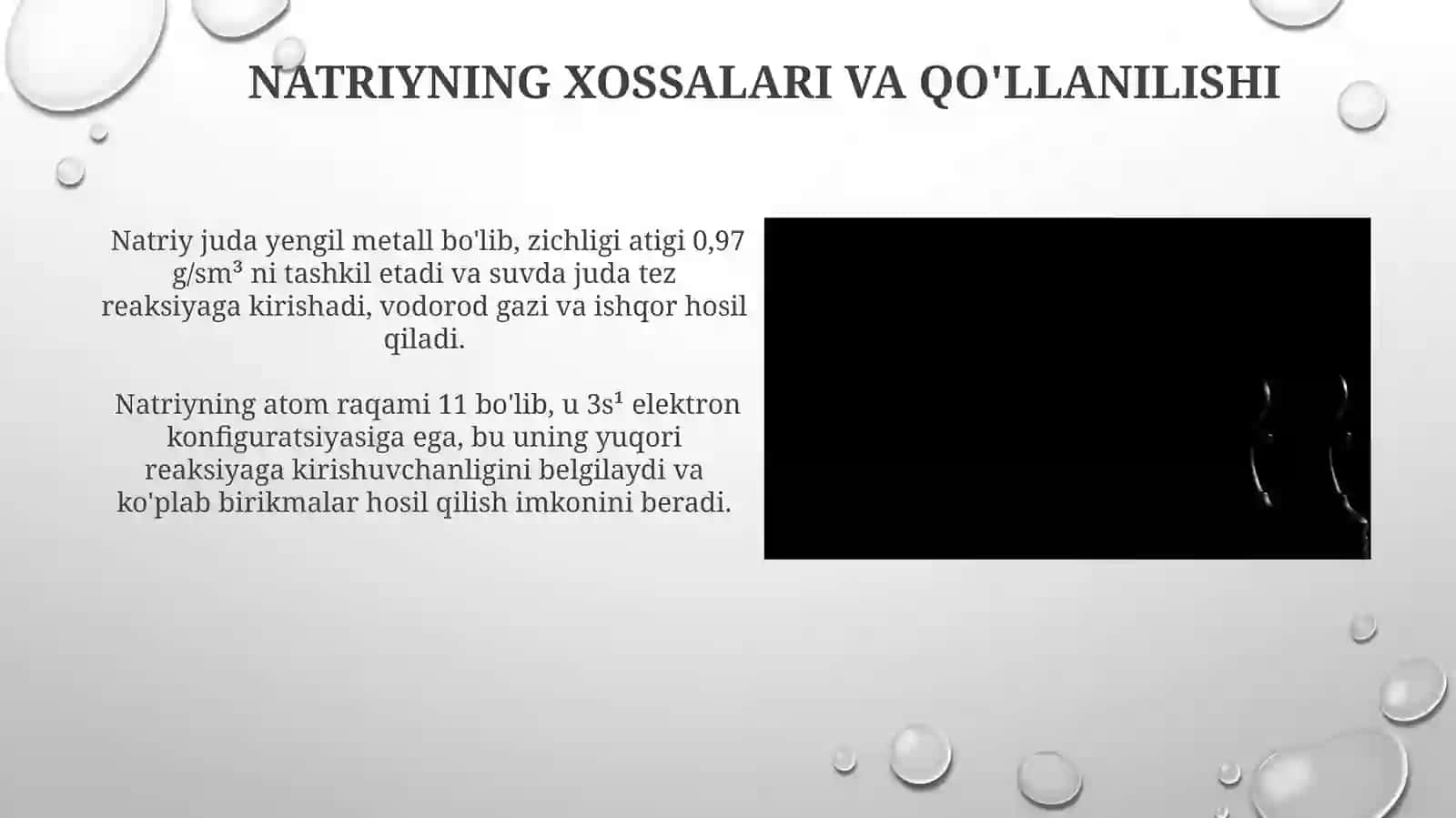 Natriy xossalari 3
