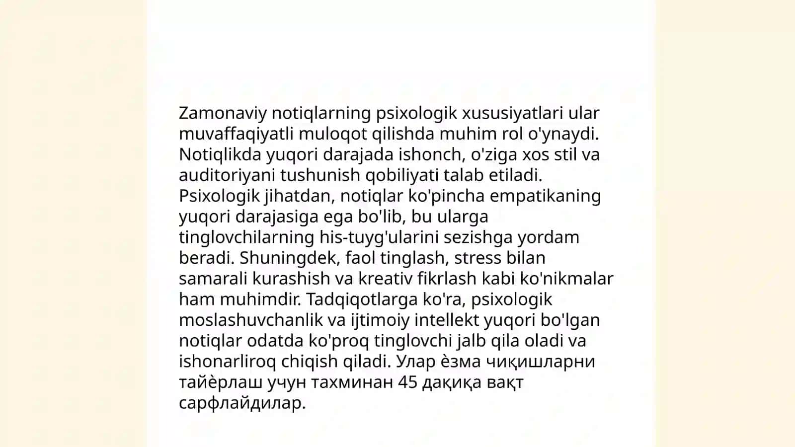Zamonaviy notiqlar va psixologiya 3