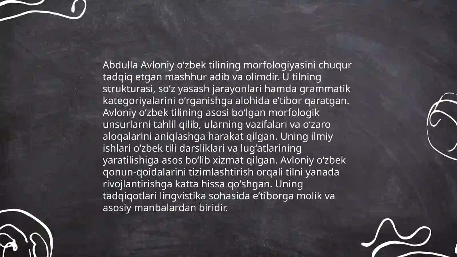 O'zbek morfologiyasi rivojiga hissa qoʻshgan olimlar hamda ular olib borgan tadqiqotlari 3