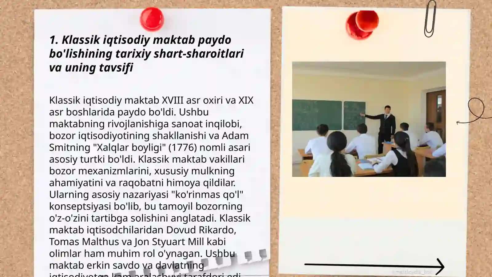 Klassik iqtisodiy maktabning rivojlanishi 3