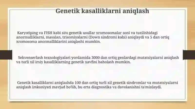 Reproduktiv testning maqsadi va mazmuni 3