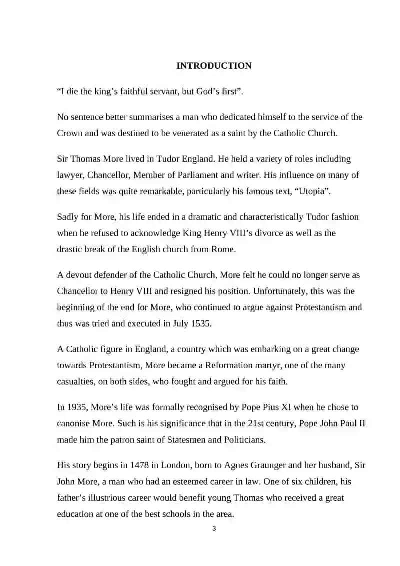 SIR THOMAS MORE.HIS LIFE AND WORK 3