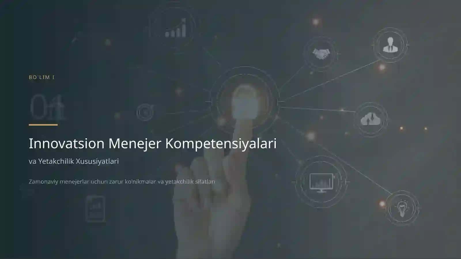 Innovatsion menejer kompetensiyalari va yetakchilik xususiyatlari. Innovatsion mahsulotlar marketingi va bozorni rivojlantirish strategiyalari. Raqamli texnologiyalar va ularning innovatsion menejmentdagi roli 3
