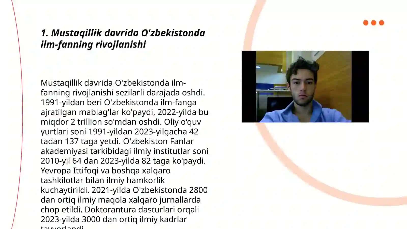 Mustaqillik yillarida ilm-fan va sportning rivojlanishi 3