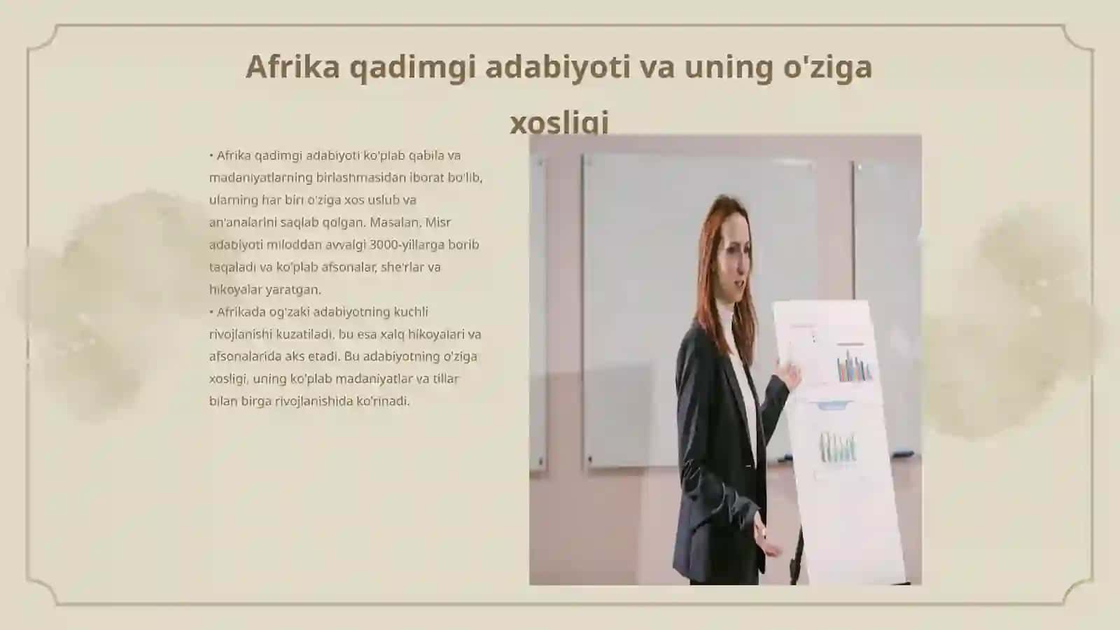 Afrika va Kanada qadimgi adabiyoti 3