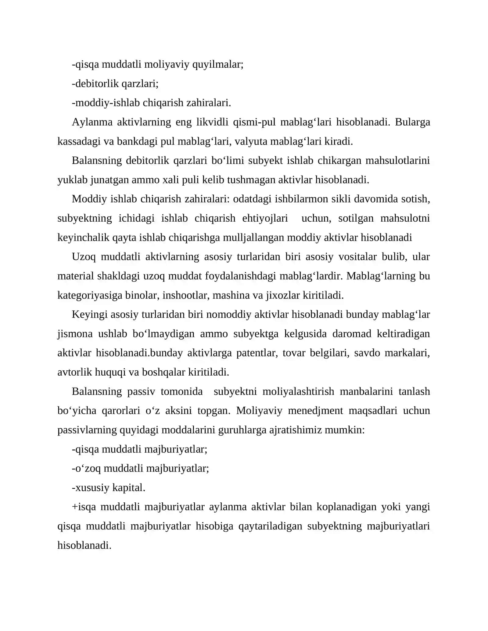 Korxonalarning moliyaviy natijalarini baholash 3