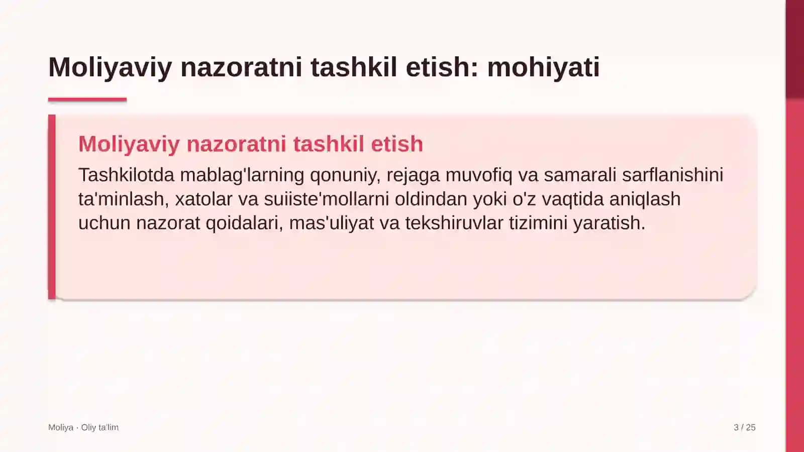 festival turizmida moliyaviy nazoratni tashkil etish 7721 3