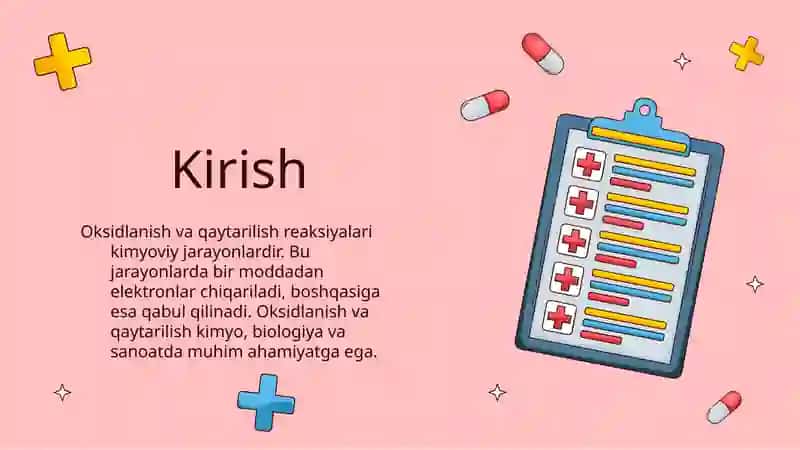 Oksidlanish va qaytarilish reaksiyalari 3