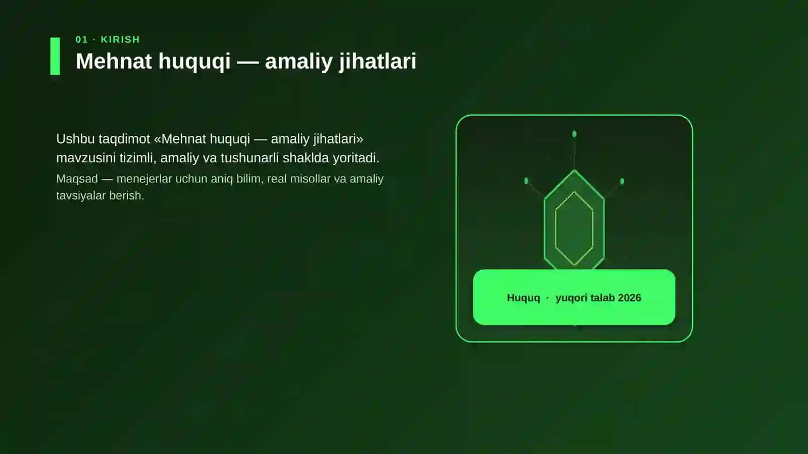 Mehnat huquqi — amaliy jihatlari 3