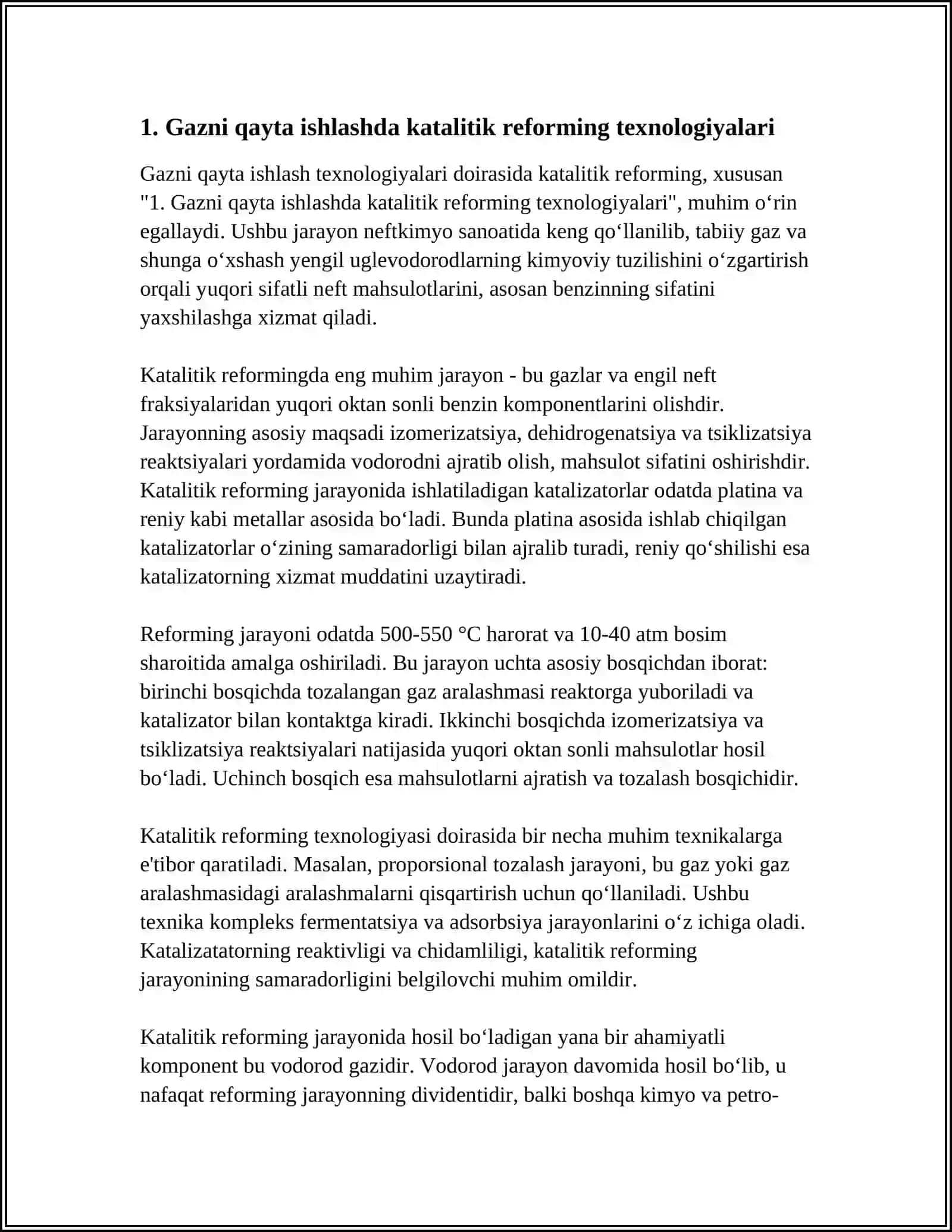 GAZNI QAYTA ISHLASHDA ZAMONAVIY TEXNALOGILAR 3