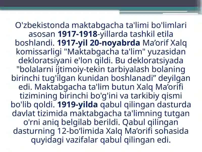 9-mavzu: Maktabgacha ta'lim bo'yiicha metodik ishlarni tashkil qilish 3