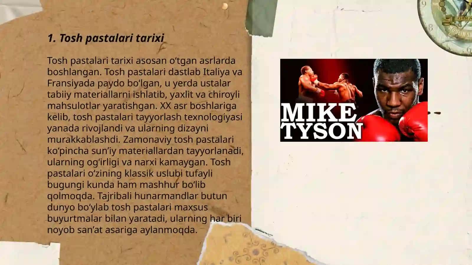 Tosh pastalari tarixi 3