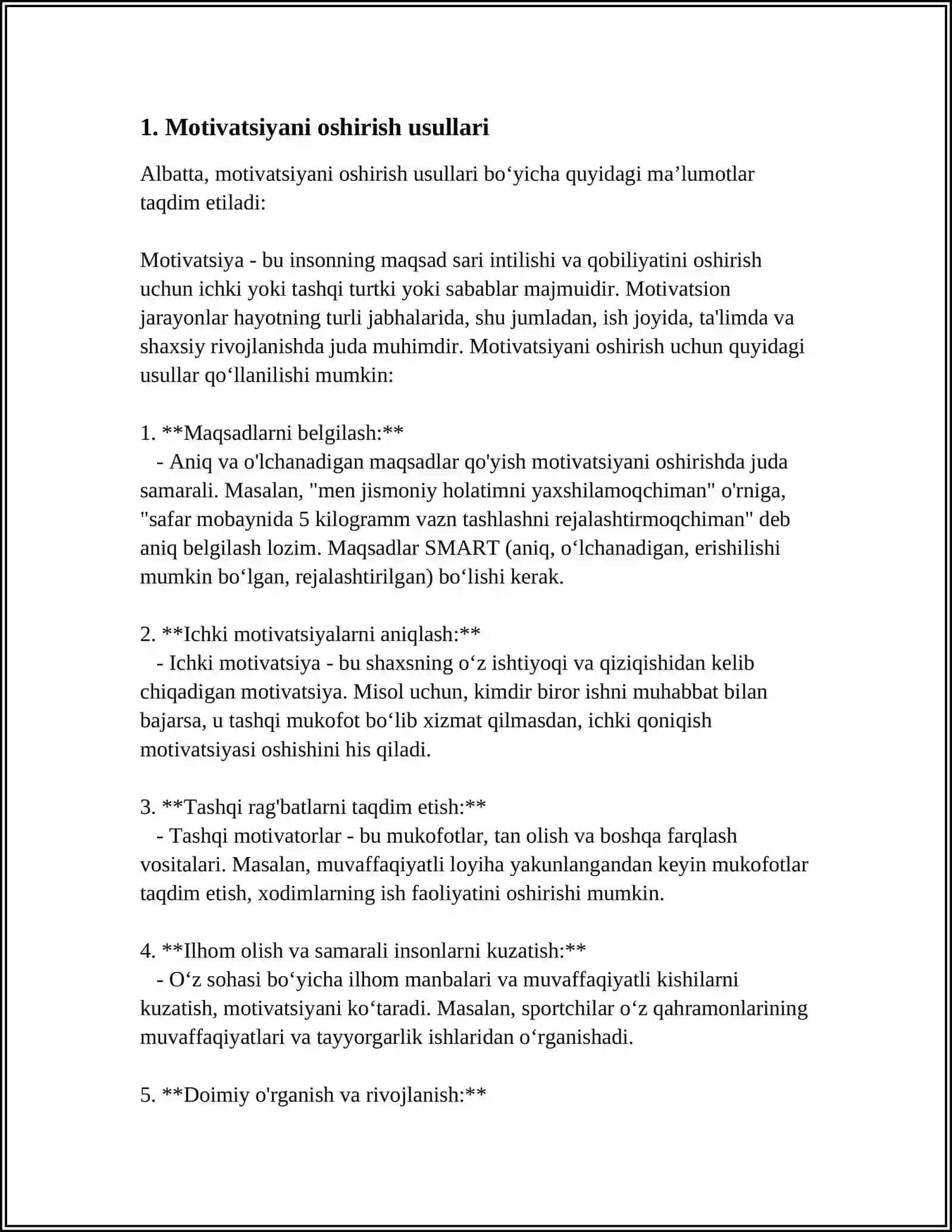 IMLOVIY SAVODXONLIKNI OSHIRISH BO'YICHA TOPSHRIQLARISHLAB CHIQSH 3