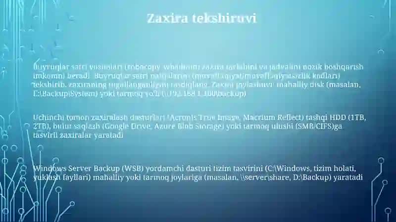 Zaxira Strategiyasi va Rejalashtirish 3