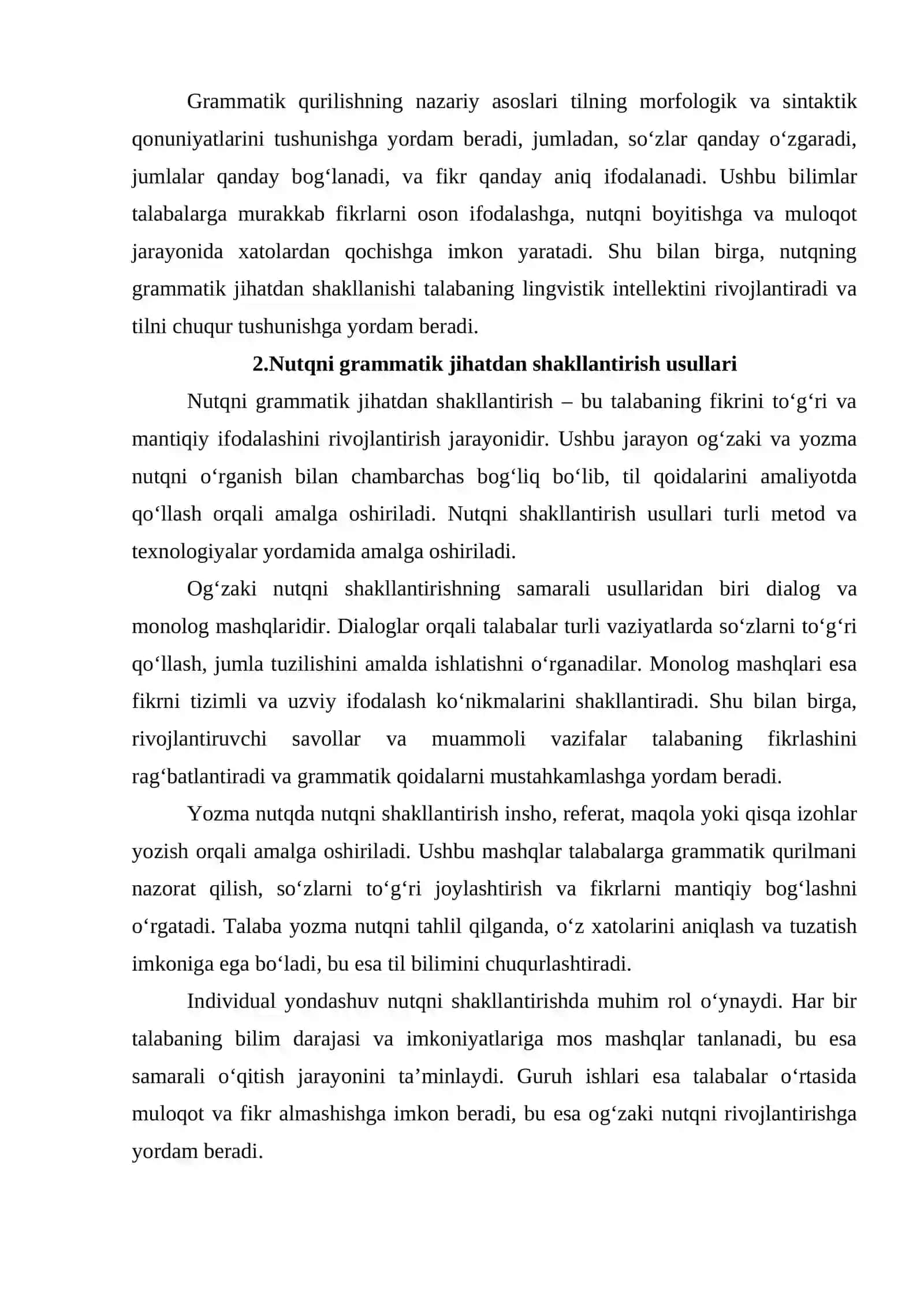 Nutqning grammatik qurilishi shakllantirish metodikasi. 3