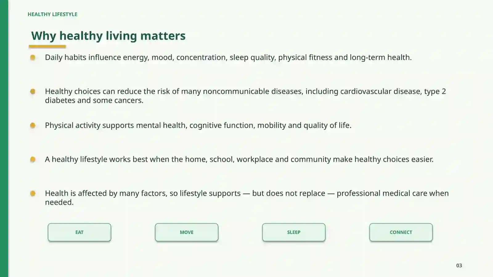 HEALTHY LIFESTYLE 3