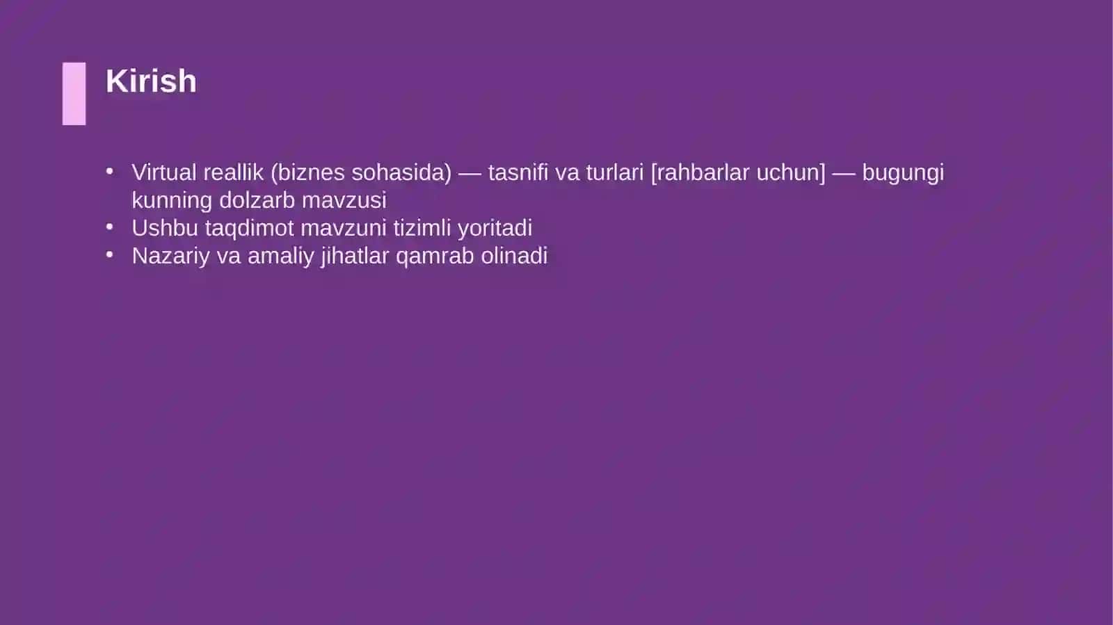 Virtual reallik (biznes sohasida) — tasnifi va turlari [rahbarlar uchun] 3