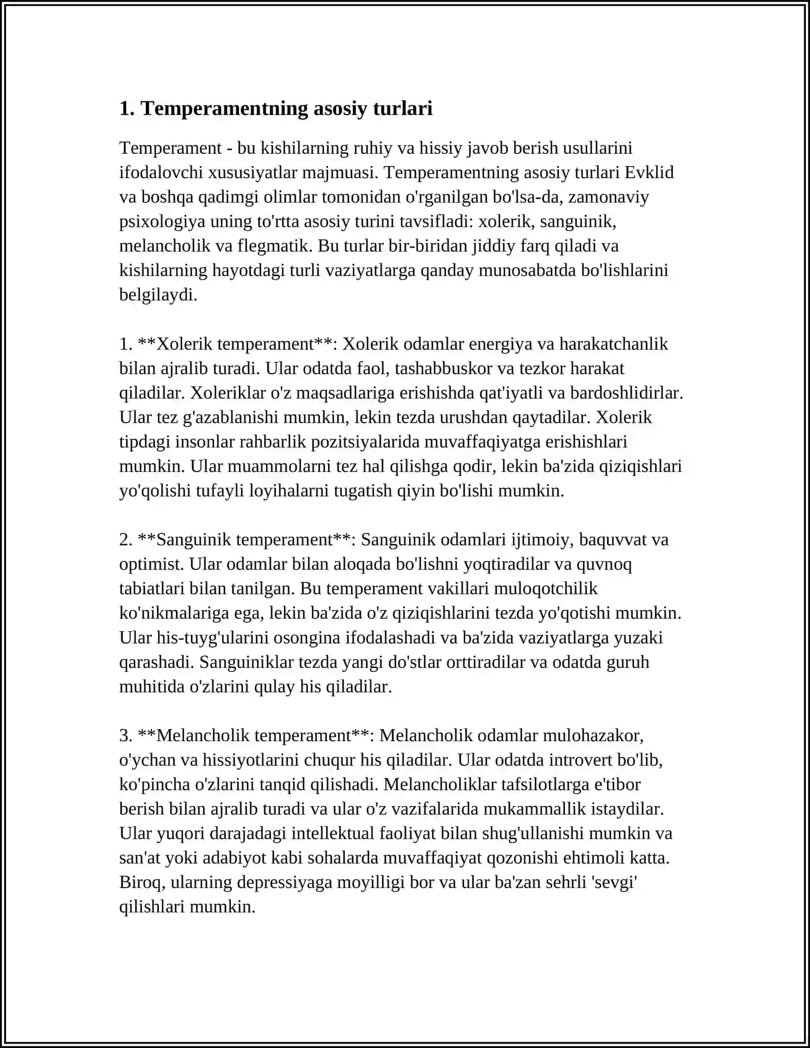 TEMPRAMIN SHAXS TUZILMASI SIFATIDA 3