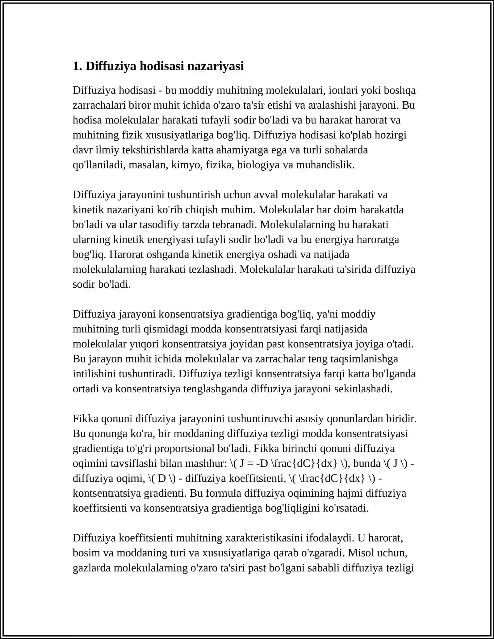 QATTIQ JISMLARDA DIFFUZIYA HODISALARI 3