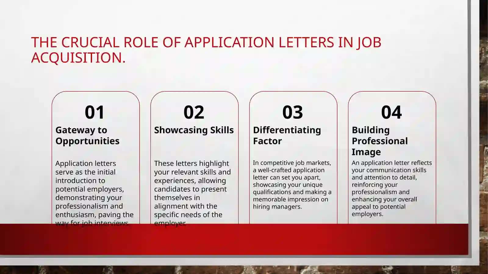 Application letter 3