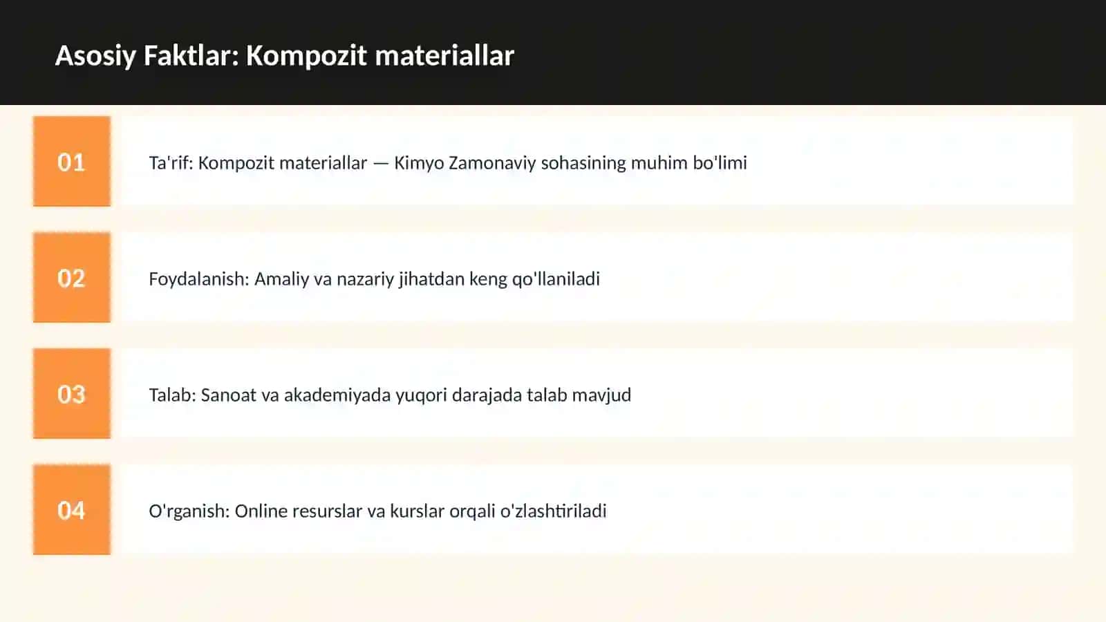 FAN | KIMYO ZAMONAVIY 3