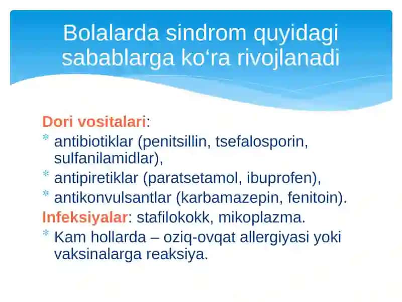 Lyell (Layella) sindromi – Toksik epidermal nekroliz 3