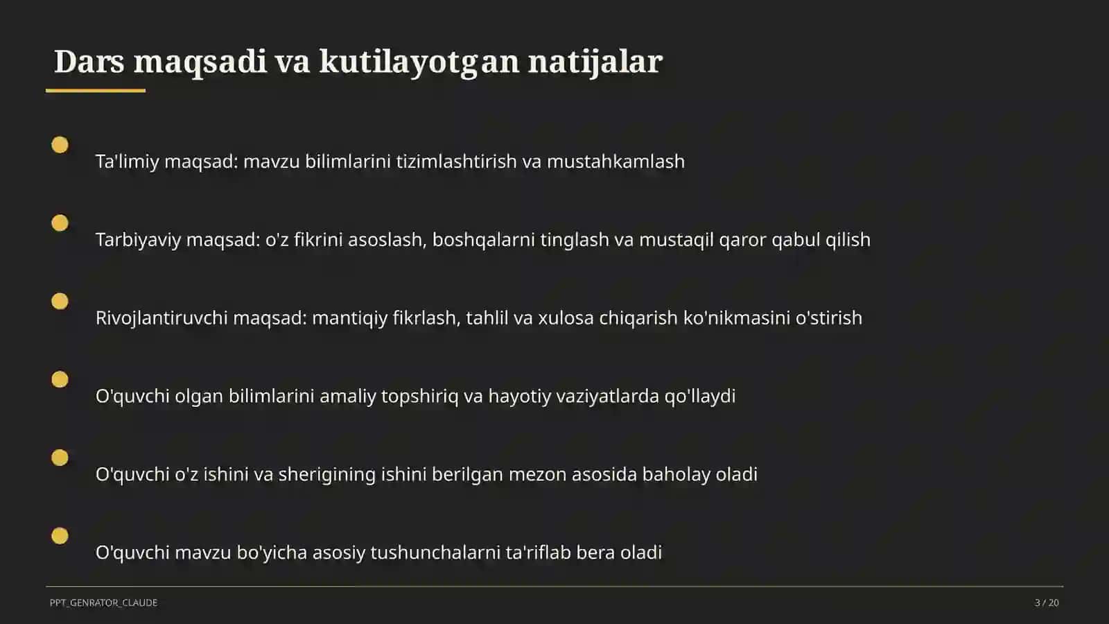 Ishlab chiqarish texnologiyalari va avtomatlashtirish (10-sinf) 3
