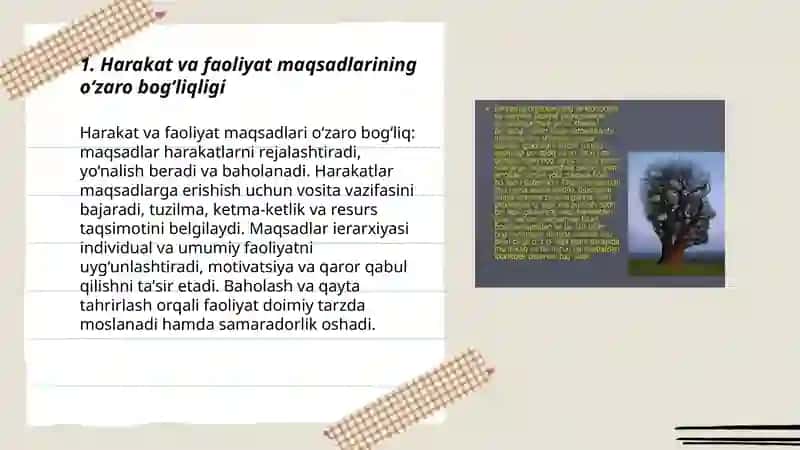 Harakatning ummumiy faolyat jarayonlari xususiyatiga bog‘liqligi 3