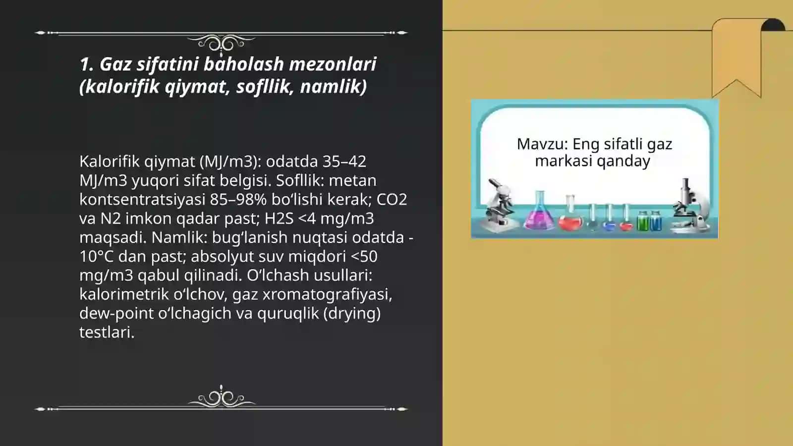 Eng sifatli gaz markasi aniqlash 3